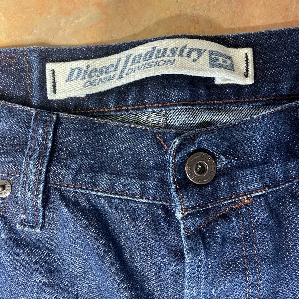 Diesel Indigo Men's Straight Jeans - Picture 3 of 16